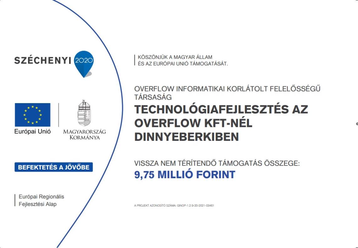 Technológiafejlesztés az Overflow Kft-nél Dinnyeberkiben